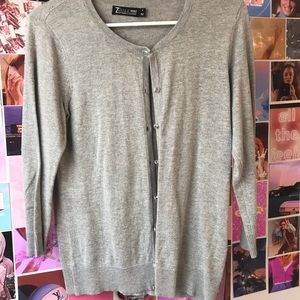 Gray Cardigan